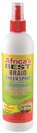 Braid Sheen Spray with Conditioner with African Herbs - 355ml
