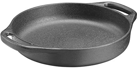 SKEPPSHULT Gourmetpfanne aus Gusseisen, 26 cm Durchmesser, Schwarz