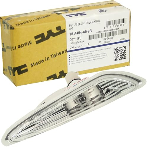 TYC 18-0453-15-9 Piloto intermitente con portalámparas Delante, Derecha blanco