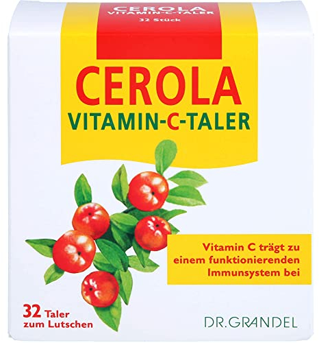 Cerola Vitamin C Taler, 32 St