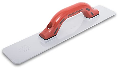 MARSHALLTOWN Cast Magnesium Hand Float, 16 Inch x 3-1/8 Inch, Concrete Float, Concrete Finishing Tool, Provides a Smooth Finish, DuraSoft Handle, Standard Handle Style, Made in the USA, 148D