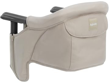 Inglesina Fast Table Chair - Preisgekrönter, praktischer Baby-Hochstuhl - Verwendung an den meisten Tischen oder Restaurants, ohne Kratzer zu hinterlassen (creme)