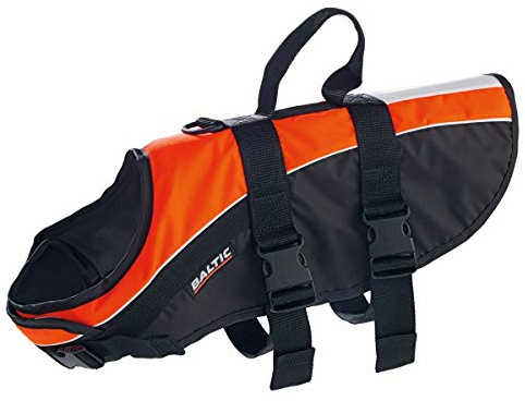 Baltic Hunde Schwimmweste Mascot orange/schwarz (Mod. 0430), Größe:40+ kg