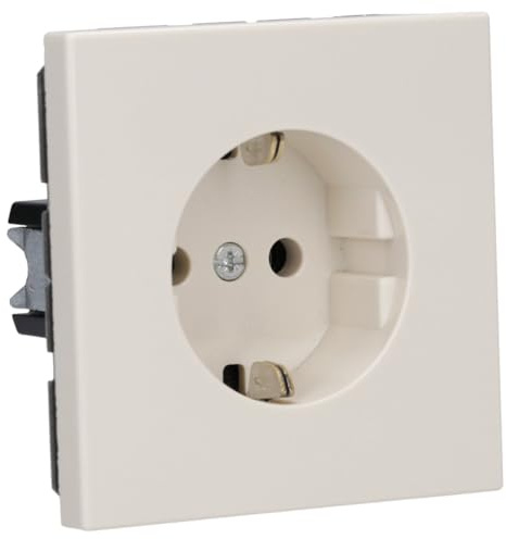 Jung Prise Schuko 16 a 250 V Série Ls Dark, 1 Pièce,, Blanc, Ls 1520