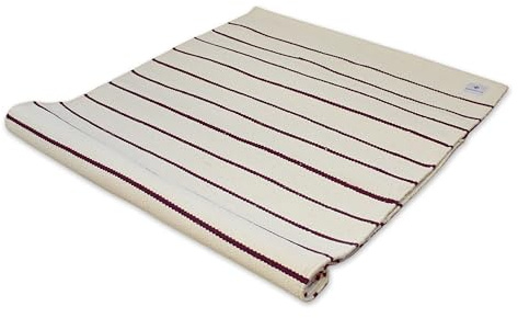 Tapis de Yoga 200x70 en Coton Textile Multicolore Bordeaux Rose Violet Tapis de Yoga Grand pour Yoga Méditation Tapis de Sol