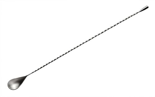 APS 93129 Barlöffel, Edelstahl, mit gedrehtem Stiel, Länge 44 cm