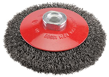 Silverline - Spazzola a disco in acciaio 115 mm (763625)