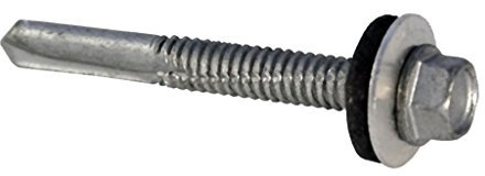 TechFast Heavy Duty Sheet to Steel Roofing Screws | 5.5 x 80mm | Elementech | Bag 50