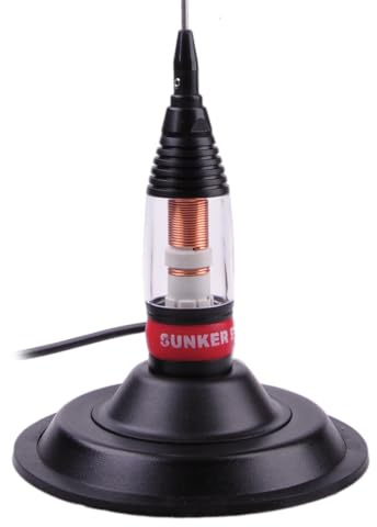 Sunker Elite CB 116 Antenne Magnet, 4dBi, 400Watt, LKW Funk, 75 cm