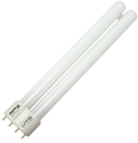 (10 Pack) Philips Lighting 35932-3 - PL-L 18W/835/4P - 18 Watt CFL Light Bulb - Compact Fluorescent - 4 Pin 2G11 Base - 3500K -