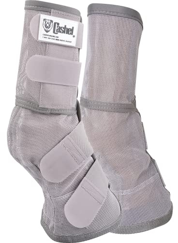 Cashel Crusader Horse Fly Leg Guards Pony Grey