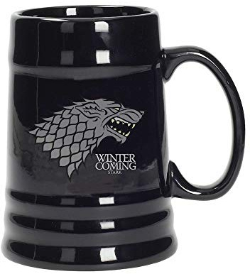 Chope Ceramique 'Game of Thrones' - noire - Stark