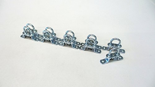 10 x Drehverschluss verzinkt für Ovalöse 42x22 mm für LKW Plane Drehwirbel