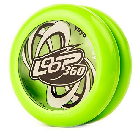 YoYo Factory Loop 360 – JoJo mit Leerlauf und Kugellager – Perfektes Yoyo für Anfänger & Kinder – Spielzeug für Looping-Tricks – JoJo Kinder ab 6 - Grün