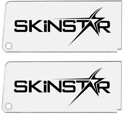 SkinStar Ski Wachs Abziehklinge Plexiklinge 3mm - 2er Set