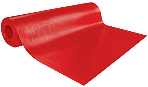 miltex Arbeitsplatzmatte FlexiLine, (B)1.000 mm, rot