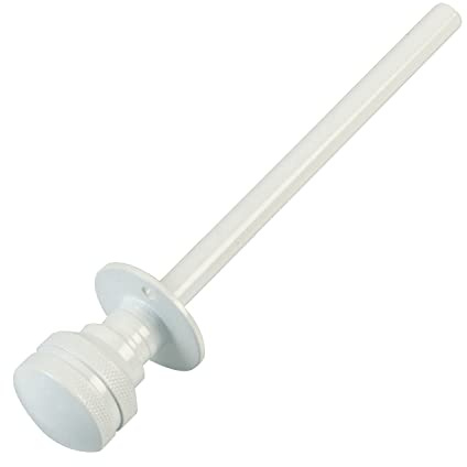 Amig - Goupille de verrouillage pour fenêtres courroies en bois ou aluminium Mod.40 | Convient pour sécuriser les magasins | Fermeture de sécurité zamak finition blanche | Dimensions : Ø 30 x 152 mm