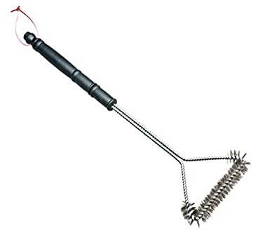 SANTOS Grillbürste, dreieckig, Edelstahl, 55 cm