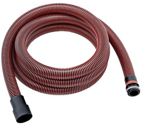 FLEX Antistatik-Saugschlauch mit Nebenluftregelung (SH-C 32x4m AS/NL, Innen-Ø 32 mm, 4 m mit Universal-Geräteanschluss, Clip-System und Universal-Adapter, antistatisch) 406708