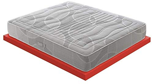 M&D - Memory Foam Matratze mit 11 verschiedenen Zonen – 7 cm Memory Foam - Zertifiziertes Medizinprodukt - 100% Made in Italy - Polifoam Model (90x200)