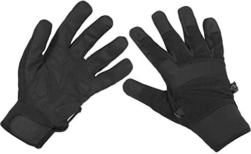 MFH Herren Security Neoprene Handschuhe Schwarz