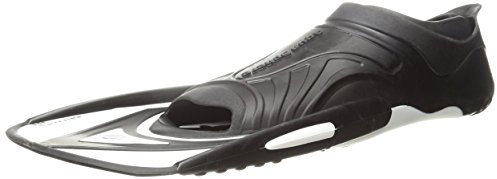 Aqua Sphere Microfin Fitness Schwimmen Flossen, schwarz/weiß, 41673