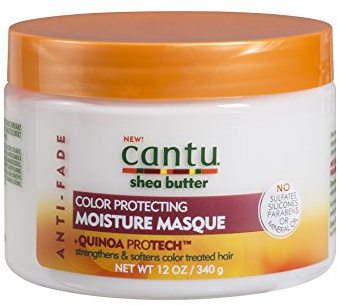 Cantu Shea Butter Haarmaske gegen verblassende Farbe, Schützende Feuchtigkeitsmaske „Quinoa PROTECH“