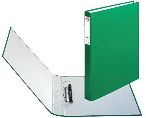 Herlitz 5364054 Ringbuch maX.file pRotect A4, mit 2-Ring-Kombi-Mechanik, 25 mm Füllhöhe, grün, 16 Stück