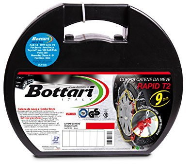 Bottari 18835 18835: Schneeketten Rapid T2, 9 mm. Größe 140, ÖNORM., Größe 140.