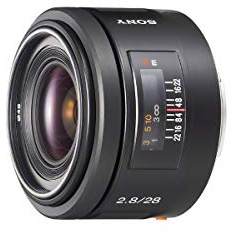 Sony SAL20F28 A Mount - Full Frame 20mm F2.8 Prime Lens,Black