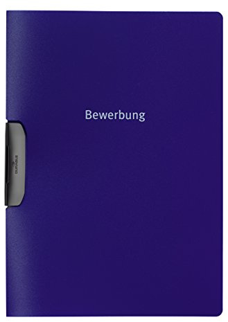 Durable Klemm-Mappe Duraswing job, Bewerbung, bis 30 Bl., blau