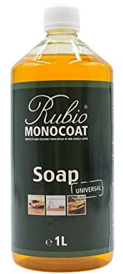 Rubio Monocoat Universal Soap, Universalseife, Parkettreiniger, ökologische Holzseife für Holzoberflächen, Parkettpflege Putzmittel flüssig für geölte Oberflächen - 1 l