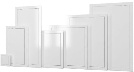 Revisionstür Revisionsklappe weiß 200x300mm hochw ASA Kunststoff Einbaurahmen