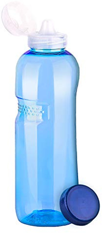 1 Liter Trinkflasche aus Tritan + Sportdeckel / Wasserflasche / BPA-frei