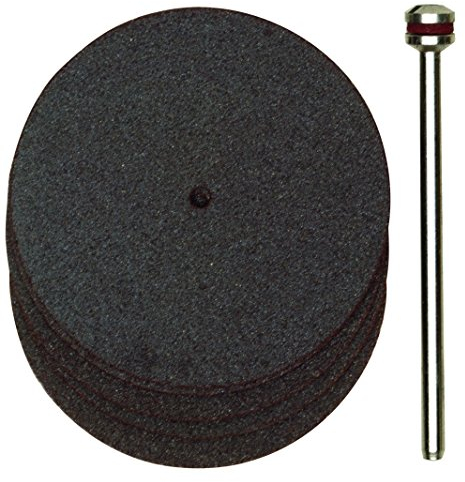 PROXXON 2228820 - Set 5 discos separadores corindón 38 mm + vástago, Nero