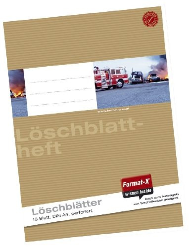 Löschblatt Heft A4