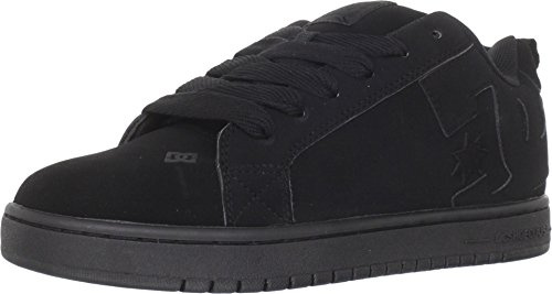 DC Shoes - Sneaker COURT GRAFFIK SHOE, Uomo, Black/Black/Black, 52