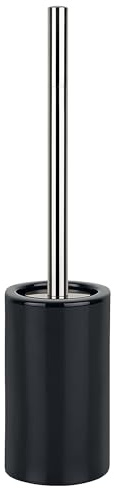 Spirella Tube WC Bürste Toilettenbürste Klobürste WC Garnitur aus Porzellan Schwarz