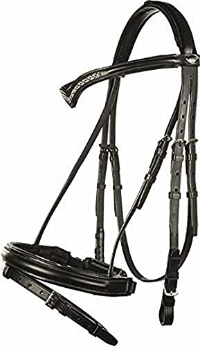 HKM SPORTS EQUIPMENT Reittrense -Tiara-, Farbe:braun, Groesse:Pony