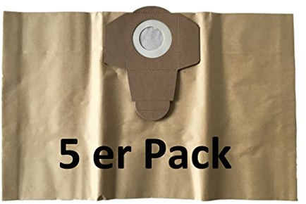 5 Vacuum Cleaner Bags/Dirt Collection Sack/Bags for Aquavac Wet and Dry Vacuum 20 Litre