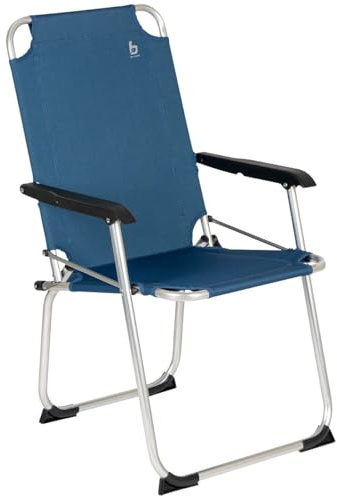 Bo-Camp - Sedia Pieghevole per Camping, Colore: Blu