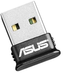 ASUS USB-BT400 USB Adapter w/Bluetooth Dongle Receiver, Laptop & PC Support, Windows 10 Plug and Play /8/7/XP, Printers, Phones, Headsets, Speakers, Keyboards, Controllers,Black
