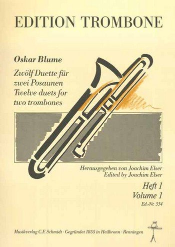 12 Duette Band 1 (Nr.1-6): für 2 Posaunen