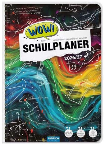 TRÖTSCH - Schulplaner WOW Waves 26/27