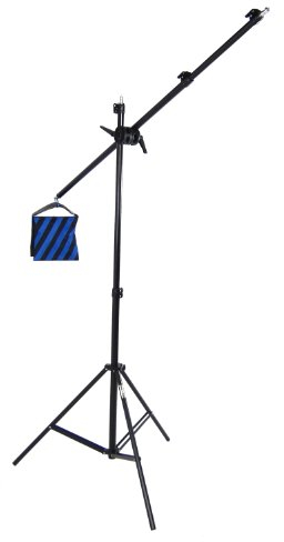 DynaSun FS502 Pack de Trépied Girafe + Bras Télescopique Boom pour Studio