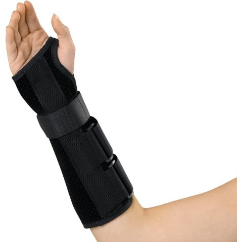 Medline ORT18110RL Wrist and Forearm Splint, Right, Large