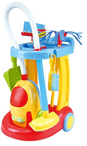 PlayGo My Cleaning Trolley with Vacuum Cleaner