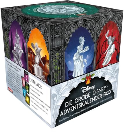 Disney: Die große Disney-Adventskalender-Box – Zauberhafte Weihnachts-Box mit 24 Büchern und 1.152 Seiten für Young Adults: Bestseller Adventskalender Disney für Young Adults mit 24 Büchern