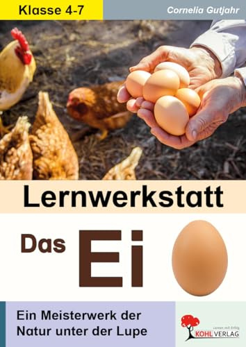 Lernwerkstatt Das Ei Biologie Chemie Physik Grundschule Sekundarstufe Klasse 4 5 6 7 | Hühnerei Zoologie Wirbeltiere Natur Experimente ... Ein Meisterwerk der Natur unter der Lupe