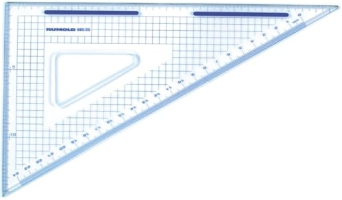 Rumold Zeichendreieck 60 Grad 25cm transparent